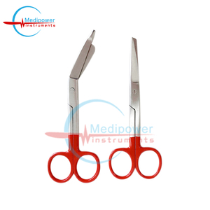 ชุดเครื่องมือแพทย์ขายส่ง Medipower ของขวัญที่ดีที่สุด กรรไกรพยาบาล ด้ามจับสีแดง สแตนเลสสตีล ชุดเครื่องมือปรับแต่งได้ คู่มือการใช้งาน - Product Image 1