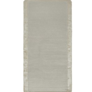 Alfombra de Lujo Plateada de Felpa, Alfombra Moderna de Viscosa y Lana para Sala de Estar o Dormitorio, Alfombra Interior Acogedora, Decoración Minimalista - Product Image 6