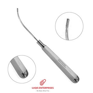 Afilador de cartílagos Dingman curvo, instrumento quirúrgico ORL de acero inoxidable, herramienta reutilizable para rinoplastia - Product Image 4