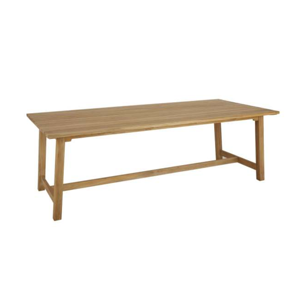 Table de repas d'extérieur pliable en teck massif, carrée, imperméable, écologique et durable pour 4 personnes - Product Image 1