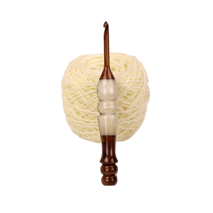 เข็มโครเชต์ไม้ SOFIYA CRAFT แบบ Ergonomic ทนทาน ขนาด 3 มม. ยาว 20 ซม. พร้อมด้ามจับแบบลูกบอล - Product Image 1