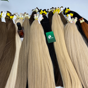 Qualité de luxe Cuticule Alignée Brut Vierge Droite Vendeur de Cheveux en Gros Blonde Couleur Personnalisée 100% Extension de Cheveux Humains en Vrac - Product Image 1