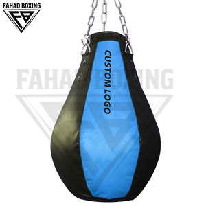 Wholesale Rate Customized Logo Print Pu Leather Pure Black Color Highest Premium Quality Heavy-Duty Oxford Fabric Punching Bag - Product Image 2