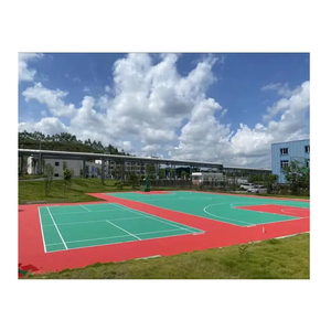 Dalles de sol emboîtables pour terrain de basket-ball mobile en TPE, revêtement de sol sportif extérieur - Product Image 6
