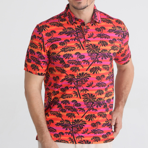 Chemises polo pour hommes respirantes, entièrement personnalisées avec logo imprimé, amples, unies, à manches courtes, de haute qualité, en gros, sublimation - Product Image 6