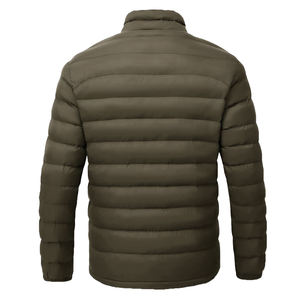 Custom Men's Lightweight Puffer Jacket Warm Winter <b>Coat</b> Quilted <b>Lined</b> Water-Resistant Full Zip Bubble Jackets <b>Coat</b> - Product Image 6