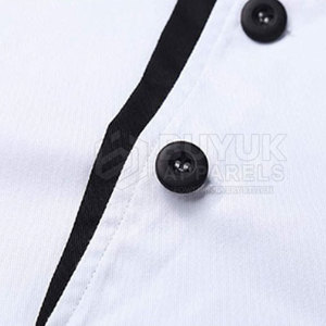 เสื้อเชฟมืออาชีพ ระบายอากาศได้ดี ยืดหยุ่นได้ แขนยาว ผลิตจากโพลีเอสเตอร์/ผ้าฝ้ายถัก ปิดด้วยกระดุม เหมาะสำหรับร้านอาหารและบาร์ - Product Image 5