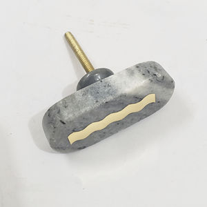 Tiradores de gabinete de piedra Natural hechos a mano elegantes, tiradores de perilla de puerta, decoración moderna Bohemia ajustable para uso de cajón de tocador de cocina - Product Image 4