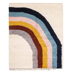 Tapis berbère tribal Boujad vintage, 100% laine, noué à la main, antidérapant, pour chambre à coucher - Product Image 1