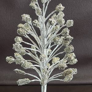 Árbol de Cristal de Pirita Natural de Perú, Hecho a Mano, con 60 Cristales Minerales en Bruto, Base de Madera, Adorno Feng Shui para el Hogar, Oficina o Regalo - Product Image 5