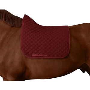 Tapis de selle de saut en satin de qualité supérieure, design élégant, vente en gros OEM, pour l'équitation et les chevaux - Product Image 6