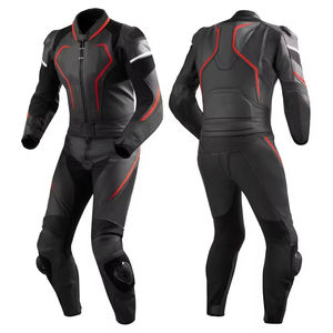 Traje de Carreras de Cuero Personalizado con Bordado para Hombre, para Motocross y Motociclismo, Verano e Invierno, para Protección al Conducir - Product Image 1