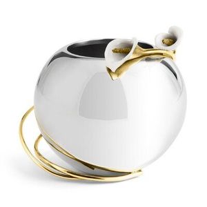 Modern Stainless Steel Serving Bowl Set with <b>Decorative</b> <b>Lid</b> Handle and Non-Slip Base for Fruit Salad and Snacks Serving - Product Image 4