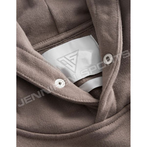 Sudaderas con Capucha para Hombre, al por Mayor, de Invierno, de Alta Calidad, Talla Grande, Lisas, Teñidas, de Algodón Grueso, con Bordado Personalizado, 450 g/m² - Product Image 2