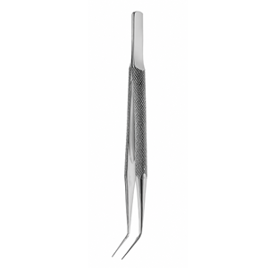 Pinzas de Capsulorrexis Utrata con Mango Redondo de Acero Inoxidable Reutilizables, Instrumento Quirúrgico Oftálmico Manual para Cataratas - Product Image 1