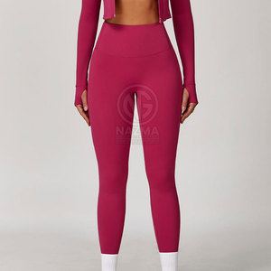 Ensemble de fitness 3 pièces sans couture de haute qualité, respirant, séchage rapide, taille élastique, meilleur matériau, vente chaude pour femmes - Product Image 6