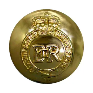 OEM ODM Botones Personalizados Latón Aleación de Zinc Botones de Tela En Relieve Traje Blazer Abrigo Oro Coser Botones Metal Logo Vástago Botones - Product Image 1