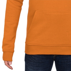 Sweat-shirts à capuche zippés pour hommes en molleton bouclette épais, coupe droite, épaules tombantes, imprimé en relief personnalisé, 100% coton - Product Image 3