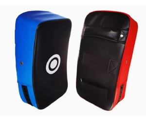 Guante de Boxeo de PU Azul y Rojo para Entrenamiento de Kickboxing, Almohadilla de Golpeo Resistente - Product Image 1