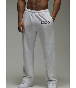 Pantalon de survêtement fuselé en molleton technique léger avec poches, coupe ajustée, pour homme, hiver, vente en gros, OEM ODM, broderie, impression de logo - Product Image 1