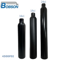 Bouteille d'aluminium haute pression DOT Paintball BS-B15.7-45P BOBSON 257 ml (16 ci) 4500 psi pour pistolet PCP Airsoft, fabriquée à Taïwan
