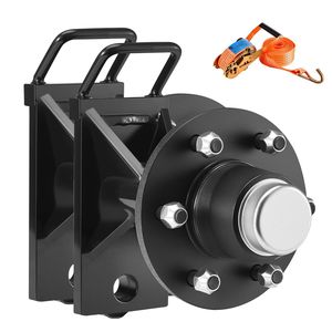 Kit Ruote per Container Pesanti a 6 Fori con Assi a Cricchetto per Container da 20 e 40 Piedi - Trasporto Sicuro per Camion - Product Image 1