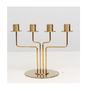 Candelabros de latón para velas, soportes para centros de mesa de boda y decoración del hogar a precios asequibles - Product Image 1