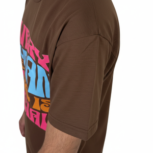 Camisetas Casuales de Gran Tamaño para Hombre, Transpirables, Tejidas, con Estampado Frontal, Estilo Urbano - Product Image 3