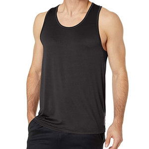 Men <b>Tank</b> <b>Tops</b> 100% Cotton Silver and <b>White</b> Sleeveless Undershirts Tagless Ribbed Slim Fit Muscle <b>Tank</b> <b>Top</b> with Scoop Neck - Product Image 2