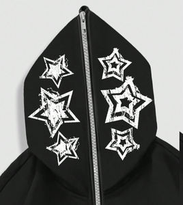 Sweats à capuche personnalisés vintage délavés à l'acide pour hommes et femmes, manches longues, logo personnalisable, tendance, doux et confortables - Product Image 3