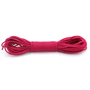 Cuerda de Paracord Rosa Intenso de 4 mm, Tipo 550, Cordón de Nailon Multiusos para Camping, Supervivencia, Manualidades y Bricolaje - Product Image 2