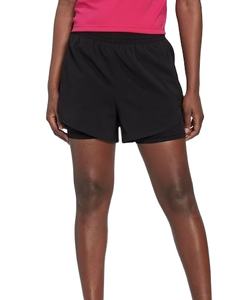 2025 nuevo diseño de pantalones cortos deportivos transpirables para mujer, pantalones cortos de gimnasio de secado rápido, ropa deportiva con logotipo personalizado, pantalones cortos cómodos para mujer - Product Image 1