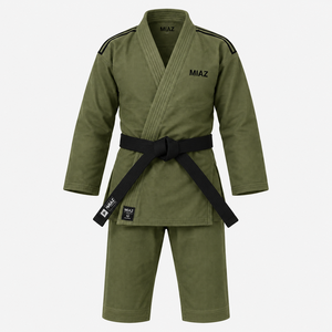 MIAZ Taekwondo Uniform <b>White</b> Cotton Adult Unisex Regular Fit Durable Lightweight Breathable Martial Arts Wear Kit Wholesale Rate - Product Image 5