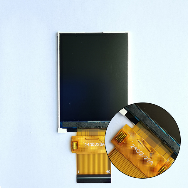 Medical Grade 2.4 Inch 240x320 Qvga Tft Lcd St7789 Spi Mcu Rgb Lcd Display Modules