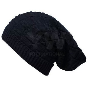 Bonnet en jacquard à prix de gros, dernier design, bonnets 100 % laine à prix abordable pour hommes - Product Image 2