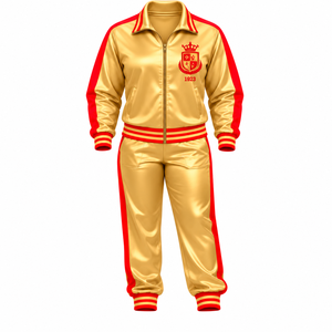 Conjunto Deportivo de Dos Piezas para Mujer, Chaqueta Deportiva y Pantalones Joggers de Poliéster, Cómodos para Entrenamiento en el Gimnasio - Product Image 3
