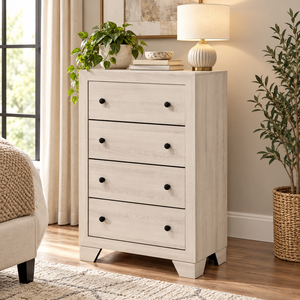 Commode de rangement blanche moderne TSCA CARB P2, meuble de chambre à coucher très vendu, organisateur de placard B6982, commode B6982 - Product Image 1