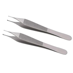Pinzas Bonneytissue de Acero Quirúrgico Inoxidable de 175 mm 10-381-180, Instrumento de Agarre Manual de Precisión, Certificado CE, Hermann - Product Image 1