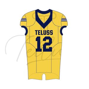 Custom American <b>Football</b> Jersey Short Sleeve Plus <b>Size</b> 100% Polyester Breathable Quick Dry Anti-UV Unisex <b>Football</b> Wear - Product Image 2