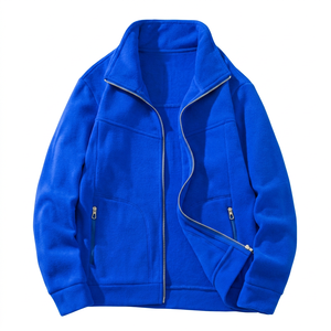 Chaqueta de Forro Polar para Hombre y Mujer, Cuello Alto, Cierre Completo, Formal, Invierno, Resistente al Viento, Transpirable, Corte Regular, Tejido de Poliéster - Product Image 3