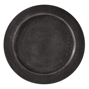ฐานรองจานทรงกลมสีทองโบราณลายหินกรวดนูนขอบหยัก - Product Image 4