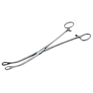 Foerster Ballenger 18cm Curved Straight <b>Sponge</b> Holding Dressing Forceps Manual Instrument Set Stainless Steel Reusable AS-786 - Product Image 1