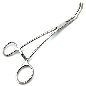 Pinza de Oclusión Tangencial DeBakey Satinsky Atrauma de 20 cm (8.25 Pulgadas) de Doble Ángulo para Vena Cava, Uso Quirúrgico, Manual, Clínico, Médico - Product Image 4