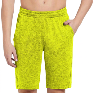 Pantalones Cortos Bermuda de Algodón Gris para Hombre, Cintura Media, Cordón Elástico, Pantalones Cortos Deportivos Casuales con Bolsillos, Tejido de Punto Transpirable - Product Image 5