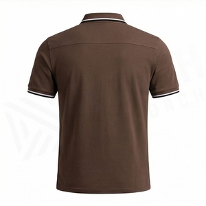Polos de Manga Corta para Hombre, con Cierre de Cremallera, Casuales, Clásicos, Ligeros, con Cuello de Golf y Bolsillos, Color Personalizado - Product Image 2