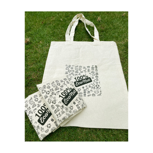 Bolsa de Playa de Lona Personalizada con el Logotipo U R Part Of Me, Ecológica, 100% Algodón, con Estampados a Rayas de la India - Product Image 4