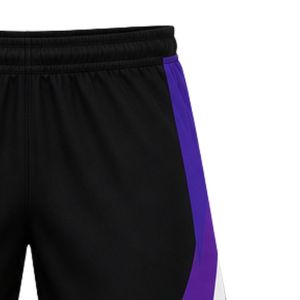 Black Purple Rugby Shorts for Men <b>Athletic</b> Team Sports Shorts Lightweight Breathable Training Match Wear Durable Rugby - Product Image 3