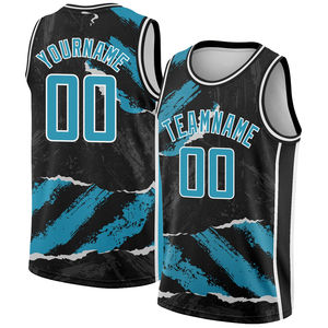 Latest Top Quality 3D Pattern Basketball Jersey Custom Sublimation Printed Basketball Jersey Sleeve Less Cheap Basketball Jersey - Product Image 1