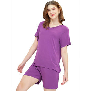 New Arrival Women Two Piece T <b>Shirt</b> and Short Set High Quality <b>Cheap</b> Price Soft Fabric Made Ladies Twin Set for Casual Wear - Product Image 6