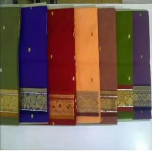 Sari en soie traditionnelle de qualité supérieure pour mariage et fête, mode féminine, doux et élégant, en soie pure Kanjivaram de Banarasi - Product Image 3